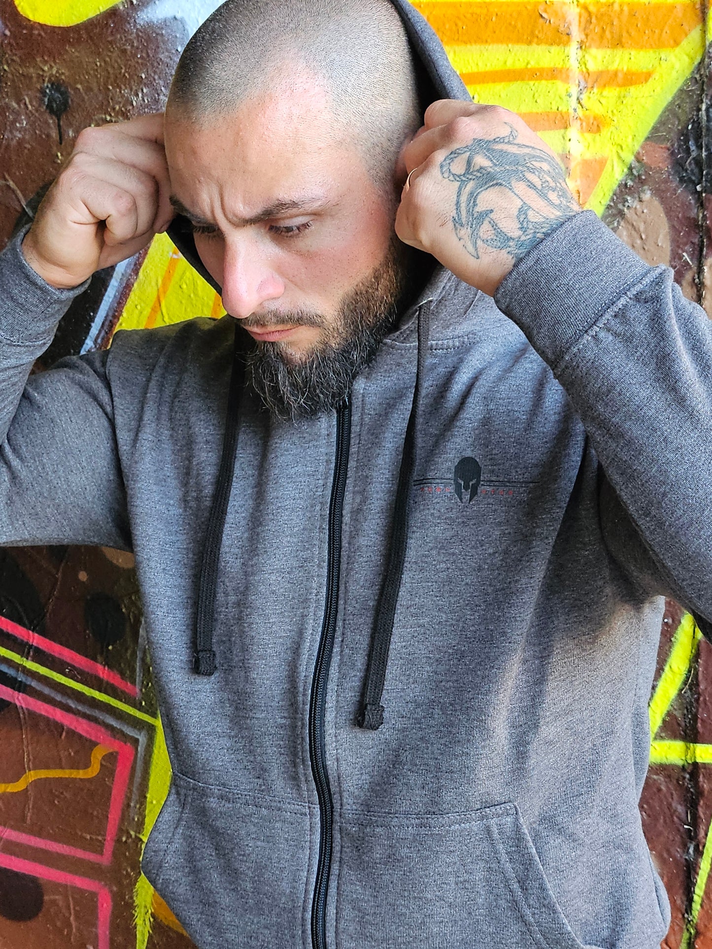 PUGNATOR Zoodie Unisex Hoodie mit Reißverschluss