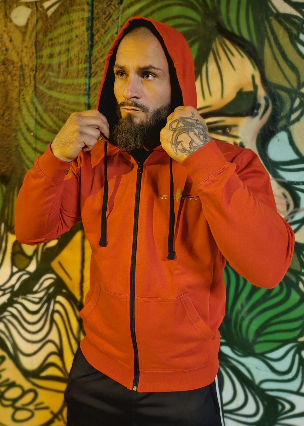 PUGNATOR Zoodie – Unisex Hoodie mit Reißverschluss