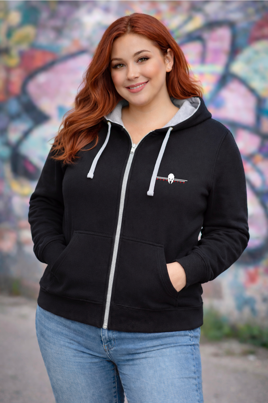 PUGNATOR Zoodie Unisex Hoodie mit Reißverschluss